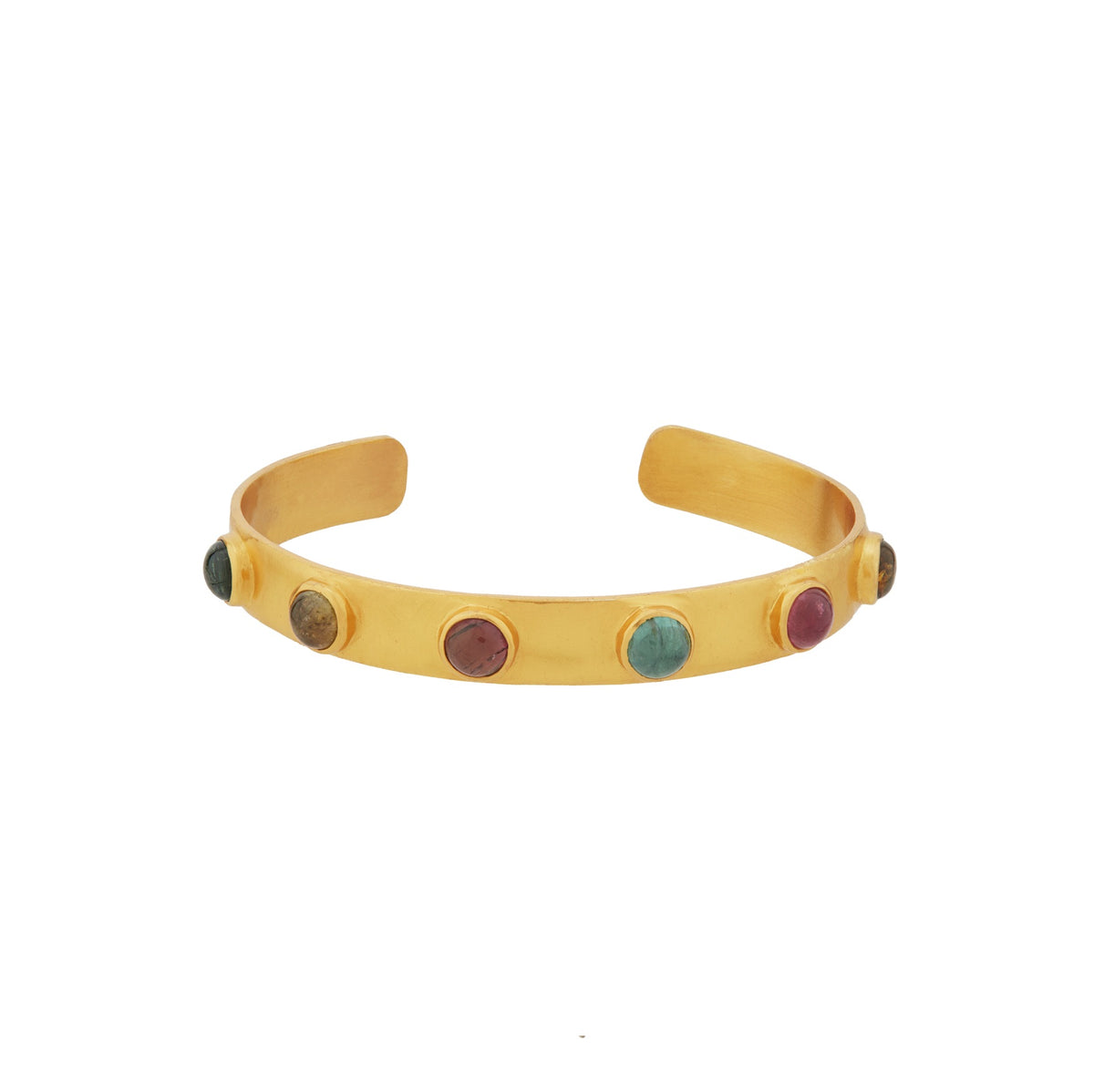 Mahal Rainbow Tourmalines Cuff