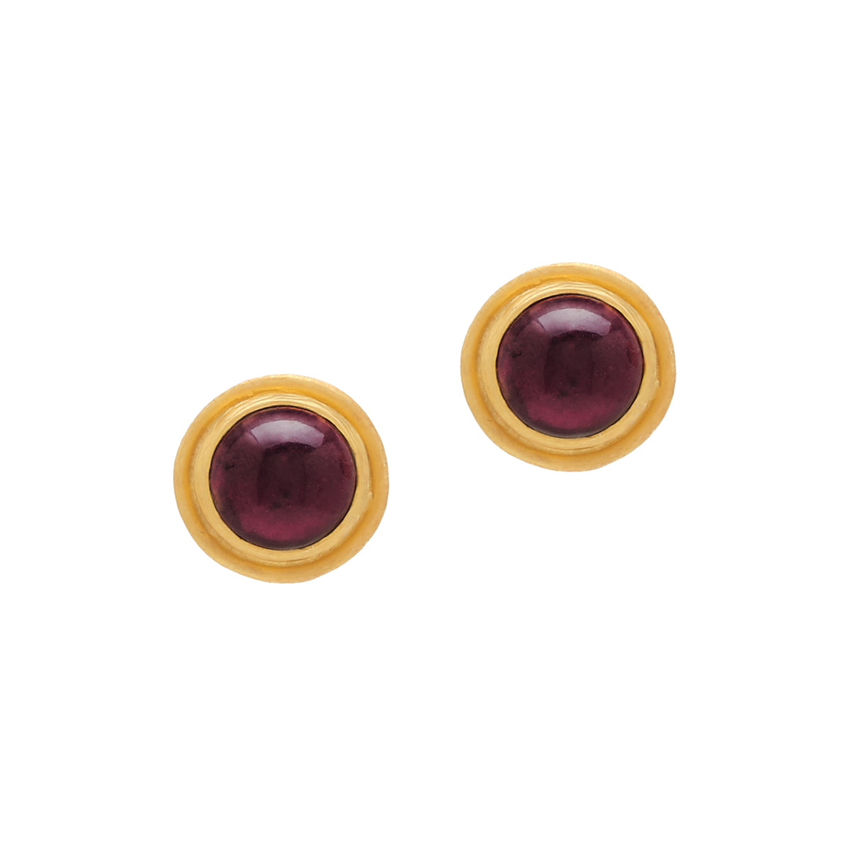 JAIPUR PETITE RHODOLITE EARRINGS