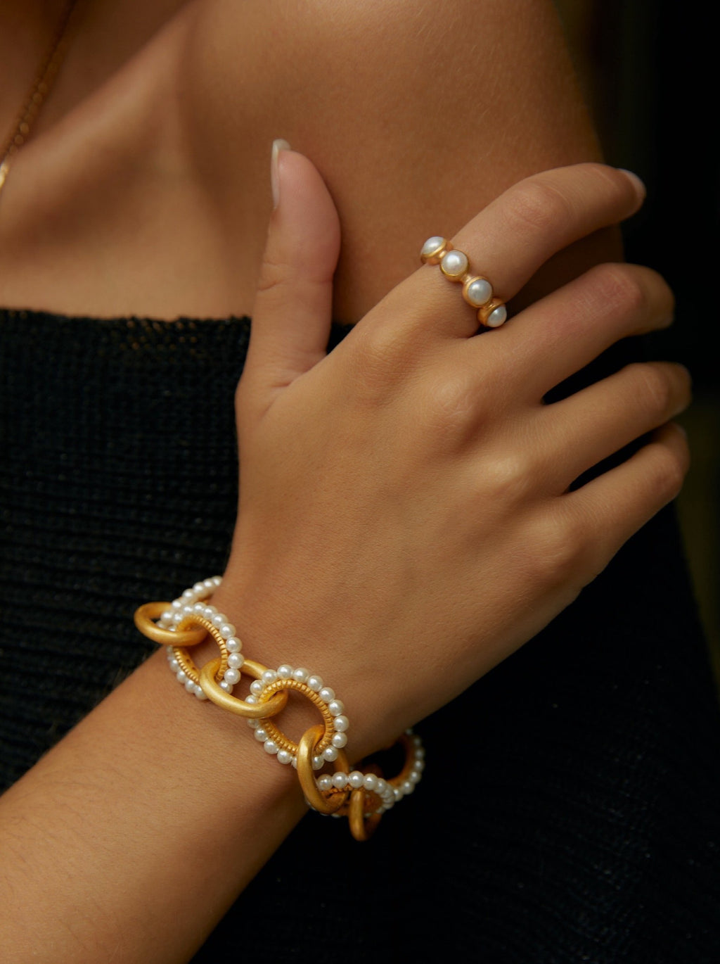Jaipur Baroque Pearl Bracelet