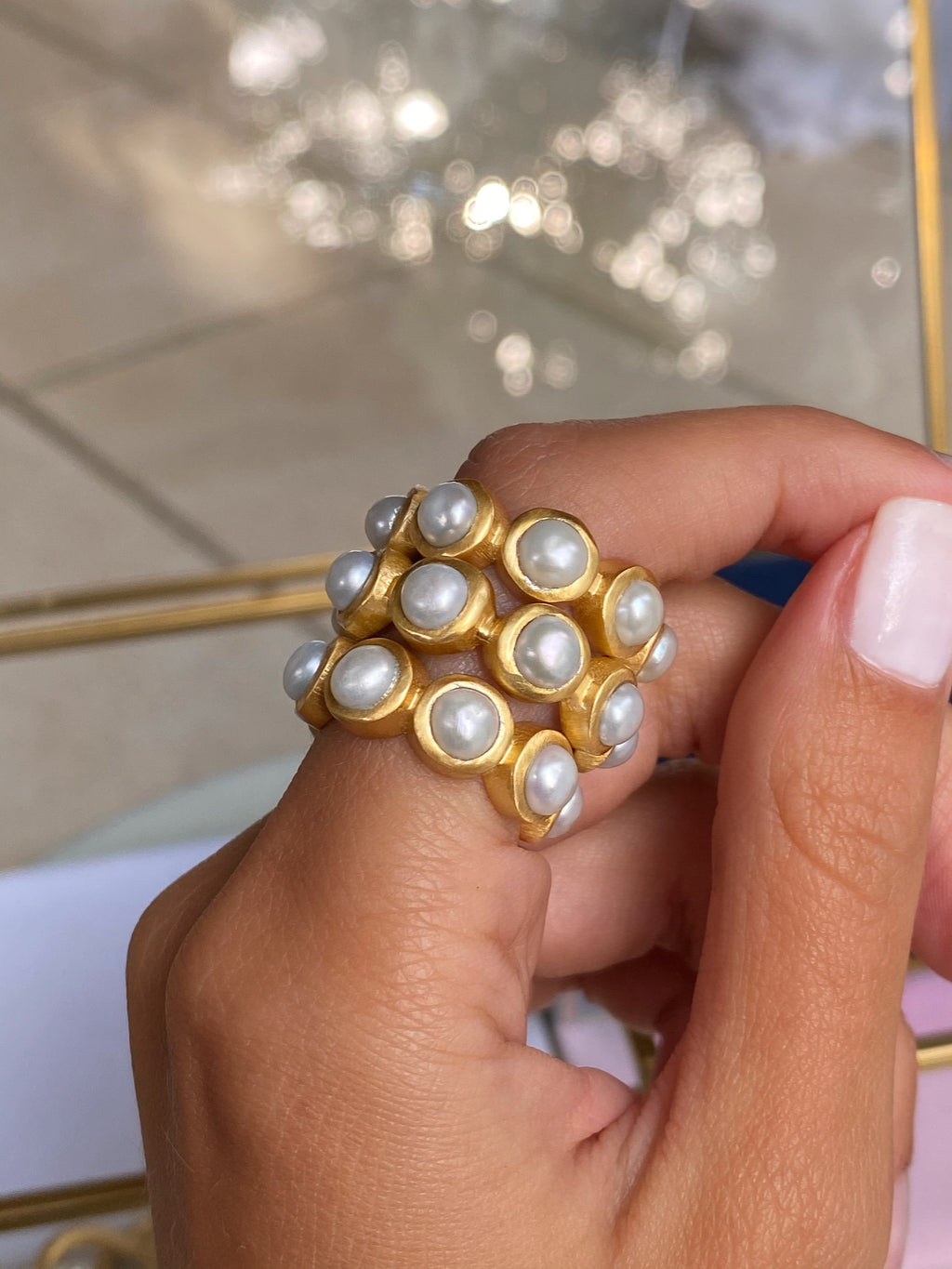 JAIPUR BAROQUE PEARL RING