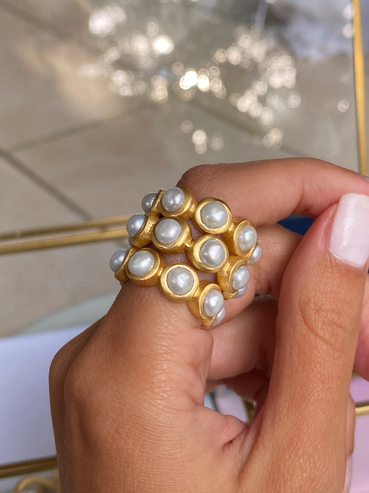 JAIPUR BAROQUE PEARL RING