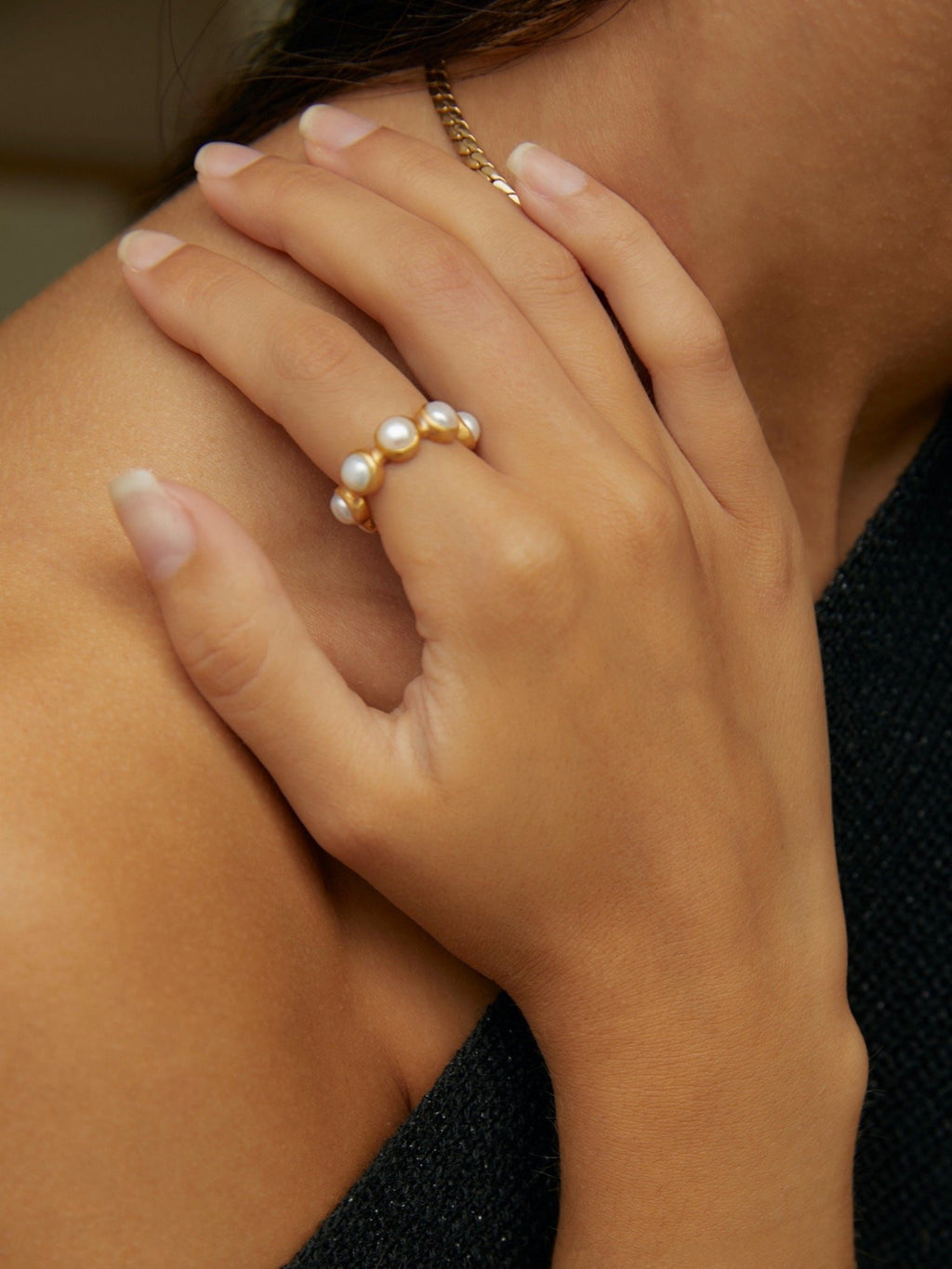 JAIPUR BAROQUE PEARL RING