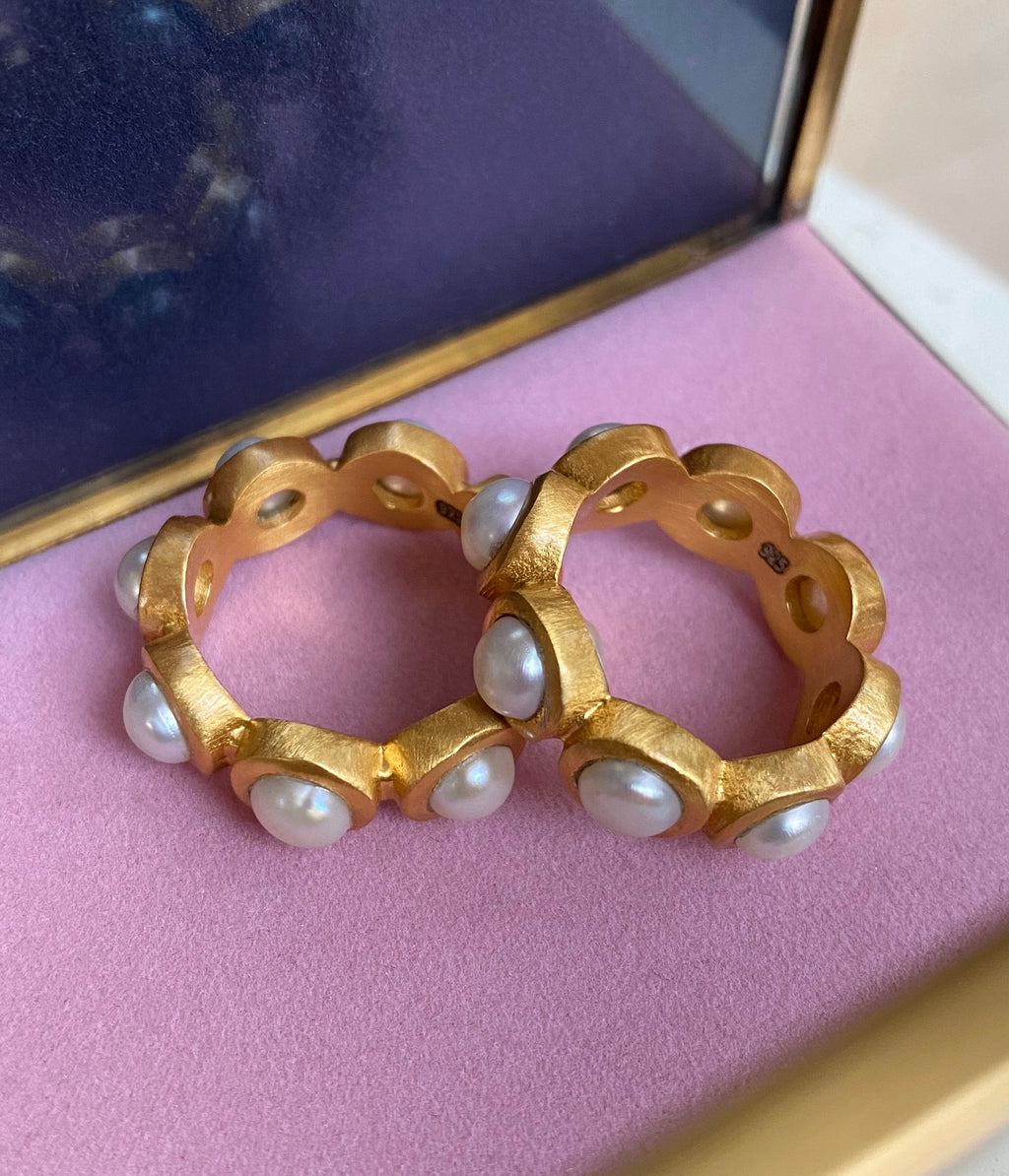 JAIPUR BAROQUE PEARL RING