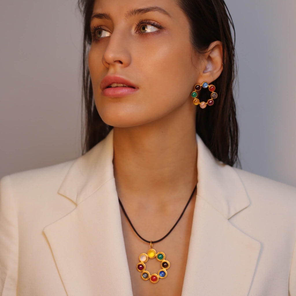 JAIPUR WHEEL PENDANT