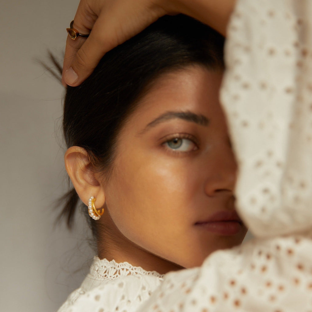 JAIPUR BAROQUE PEARL EARRINGS