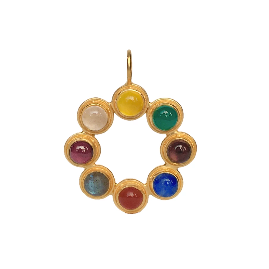 JAIPUR WHEEL PENDANT