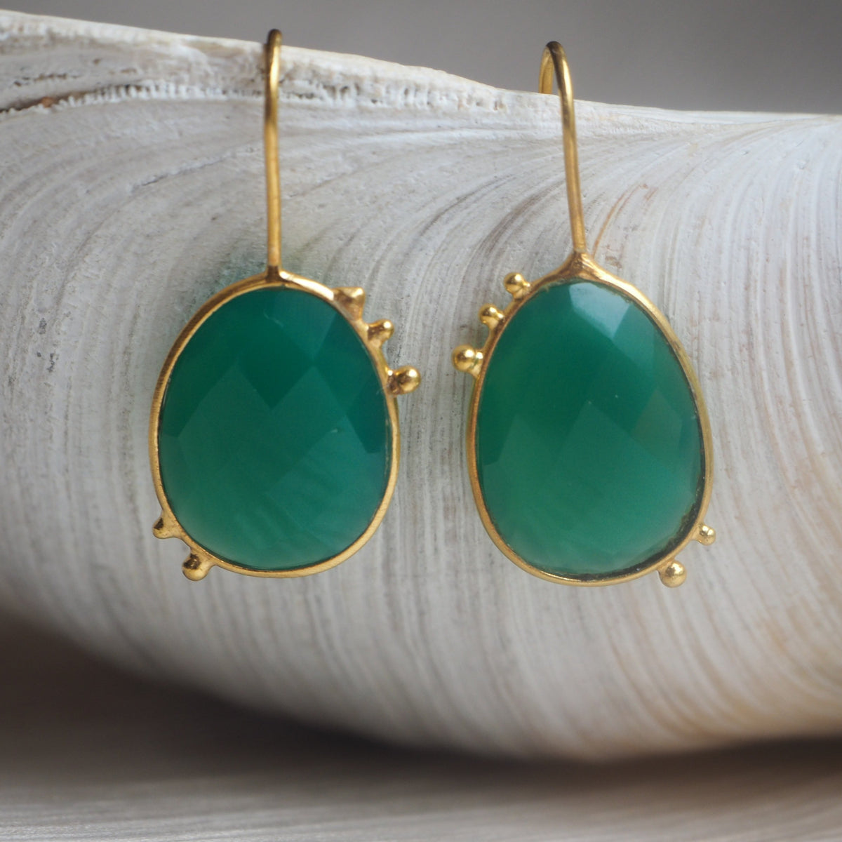 AMAZONIA ORGANICA GREEN EARRINGS