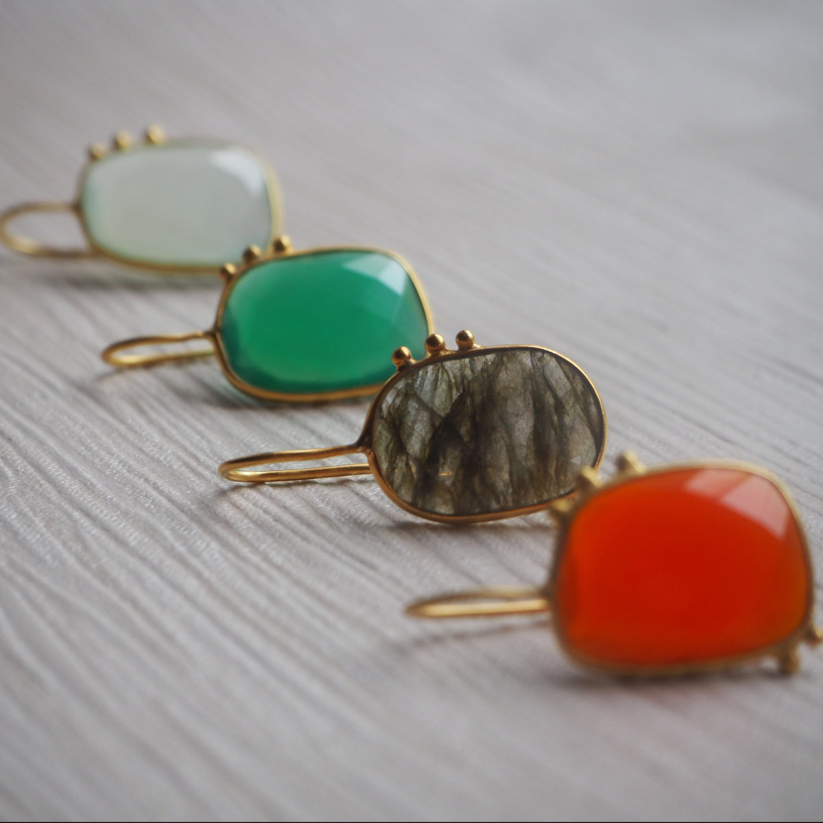 AMAZONIA ORGANICA BLUE EARRINGS
