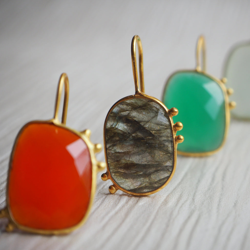 AMAZONIA ORGANICA GREEN EARRINGS