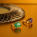 JAIPUR CABOCHON RING size O preorder for Mr D Evangelidis