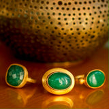 JAIPUR CABOCHON RING size O preorder for Mr D Evangelidis