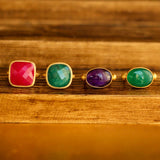 JAIPUR CABOCHON RING size O preorder for Mr D Evangelidis