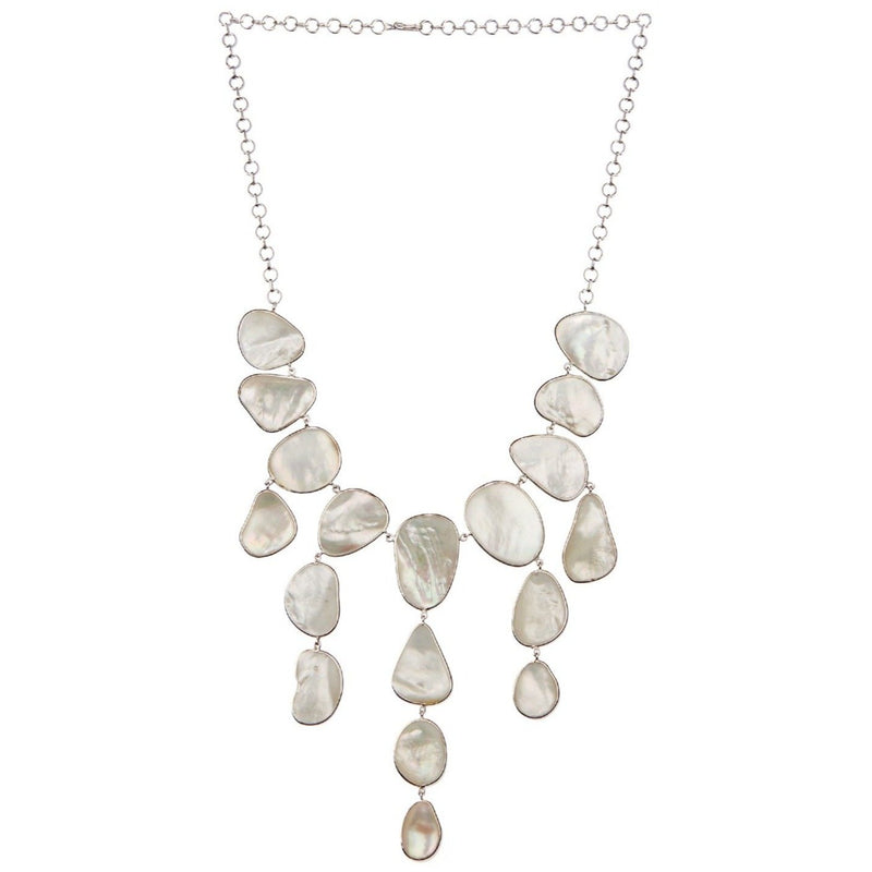 Amazonia Waterfall Mother Pearl Necklace