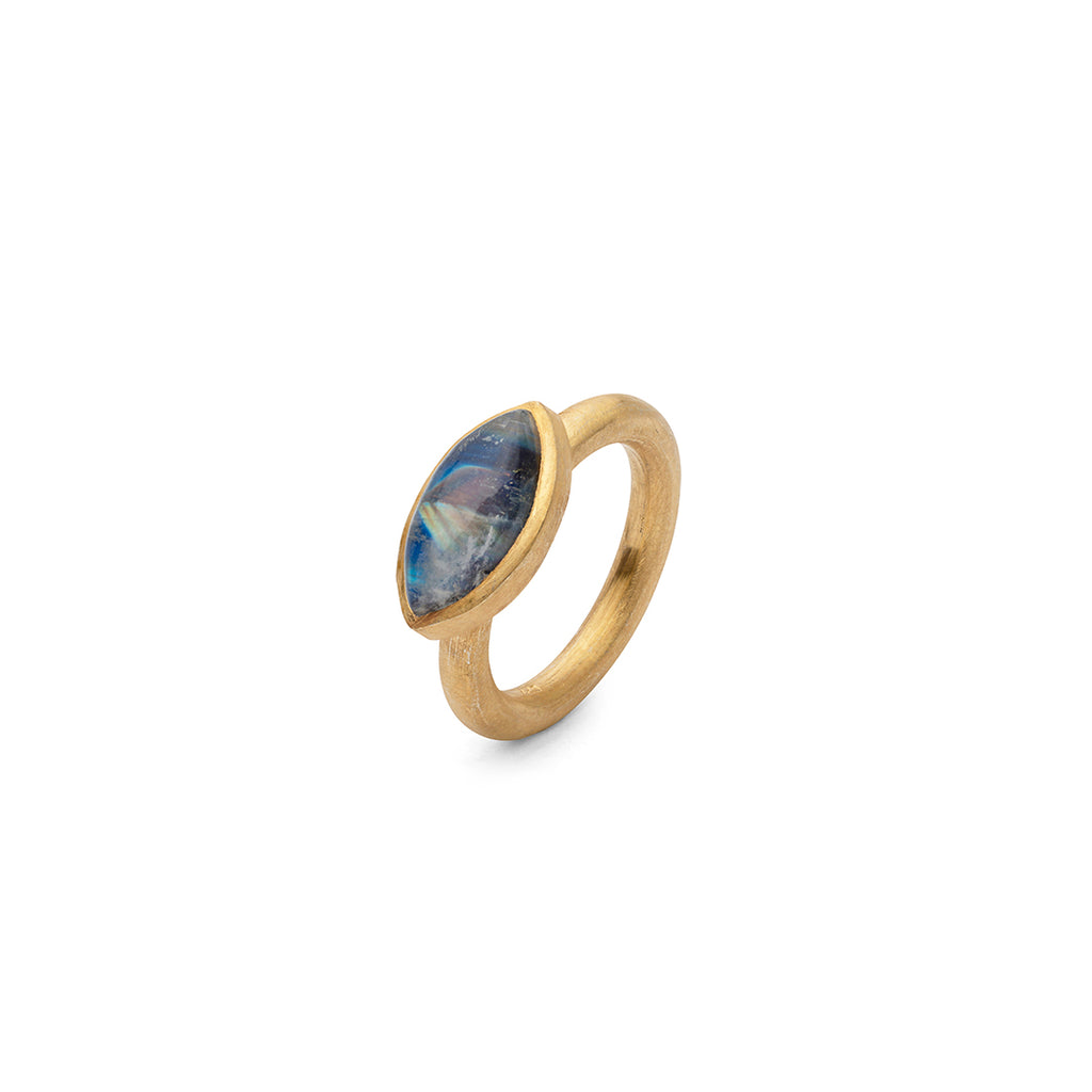 JAIPUR MOONSTONE STACKING RING