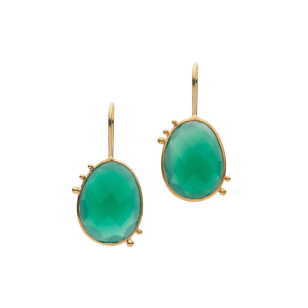 AMAZONIA ORGANICA GREEN EARRINGS